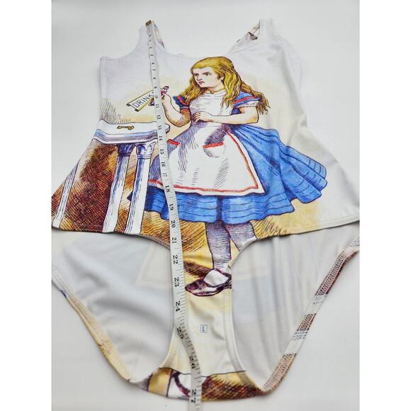 BlackMilk Women's Size L Alice in Wonderland "Drink Me" Swimsuit - Picture 4 of 10